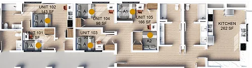 Floor plan Co-Living A