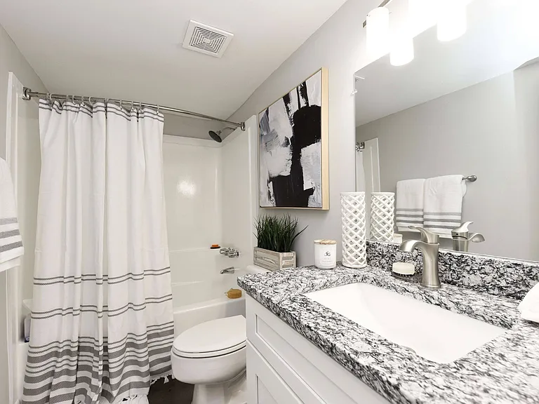 Bathroom + Granite Counters