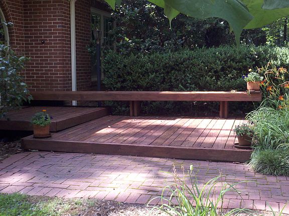 Sitting on the front patio