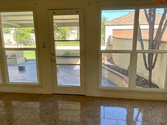 Living room facing yard