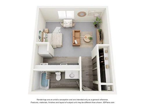 Floor plan Studio