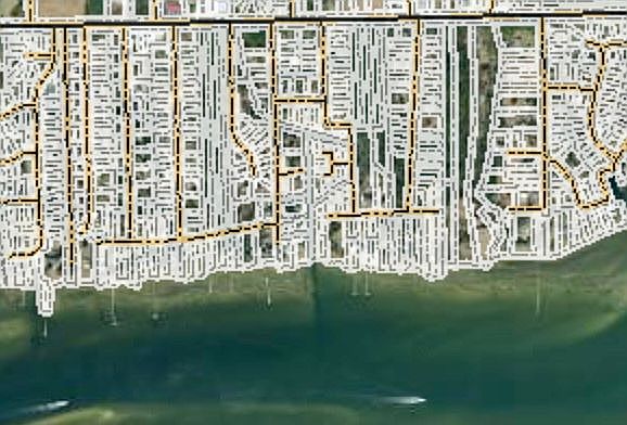 Lot located near top center