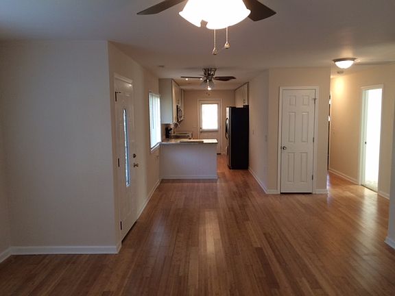Living room toward kitchen