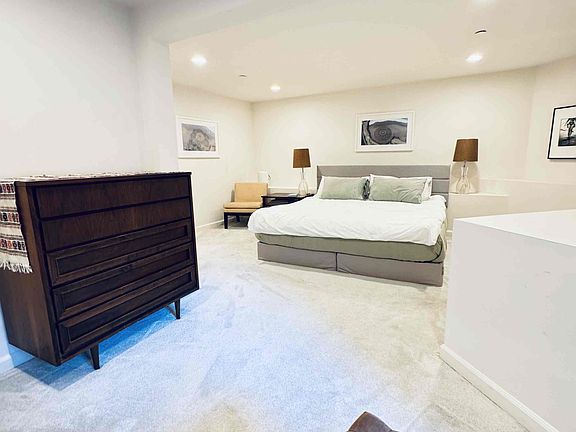 Primary bedroom on lower level