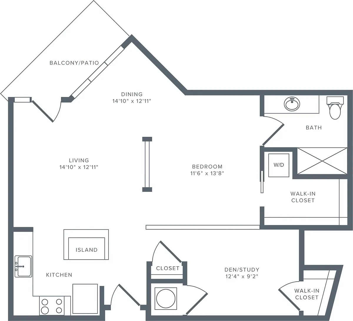 Floor plan S09D Renovated
