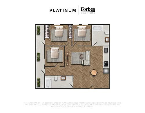 Floor plan 1J