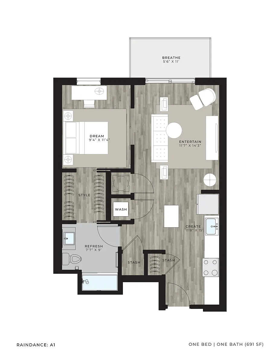 Floor plan A-1