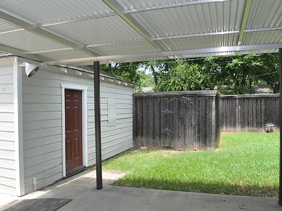 Detached garage walk door and back gate
