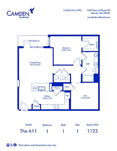 Floor plan The A11