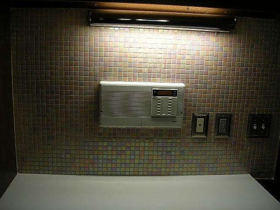 Tile and intercom at desk