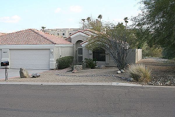 View of the front of the house