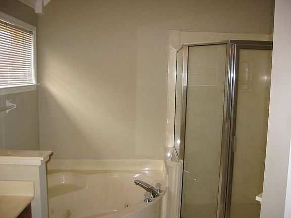 Master bath with jaccuzi and separate shower