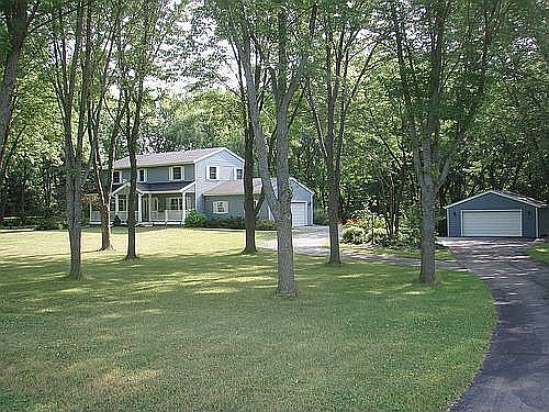 Home and detached garage