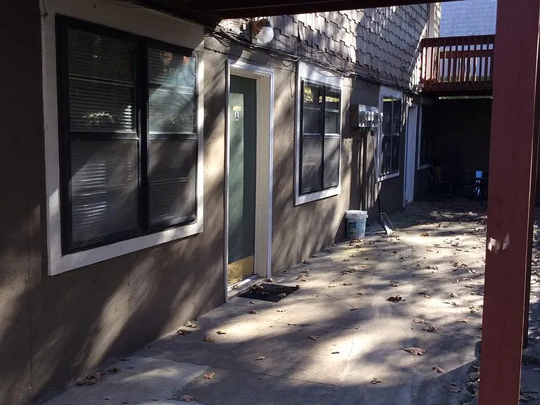 Back patio area