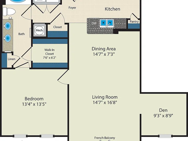 967 Square Feet 967 Square Feet