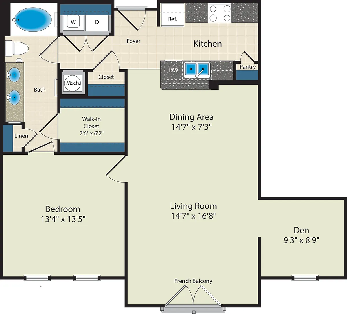 Floor plan The Garfield