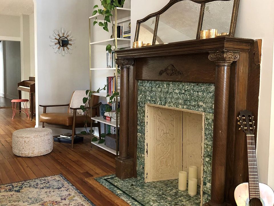 fireplaces are decorative only, original to 1885