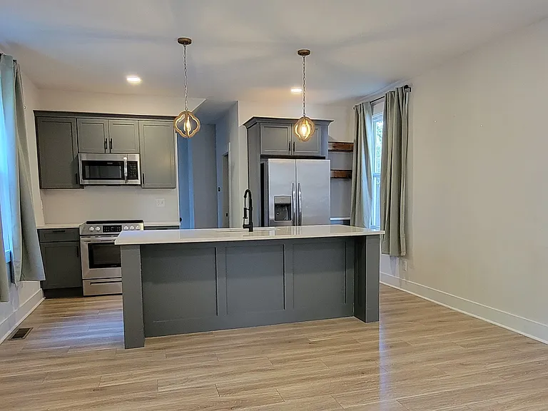 Kitchen and Island