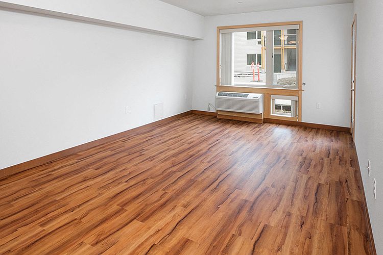 All homes feature durable wood laminate flooring.