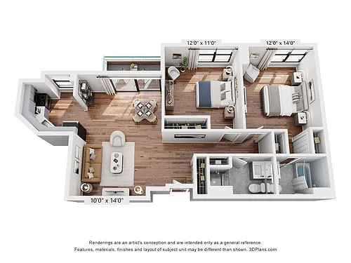 Floor plan B2