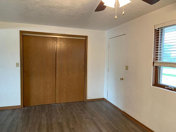 front entrance to kitchen and cabinets