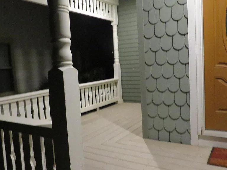 Front porch lounging area