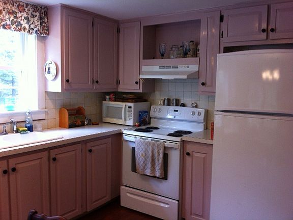 Kitchen full of cabinets