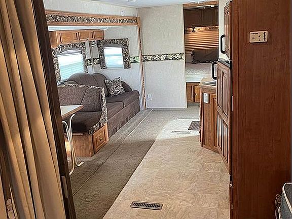 View from dual twin bunks