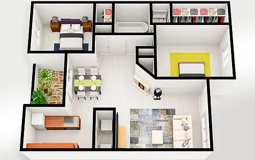 Floor plan B1