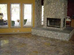 Living Room with Fireplace