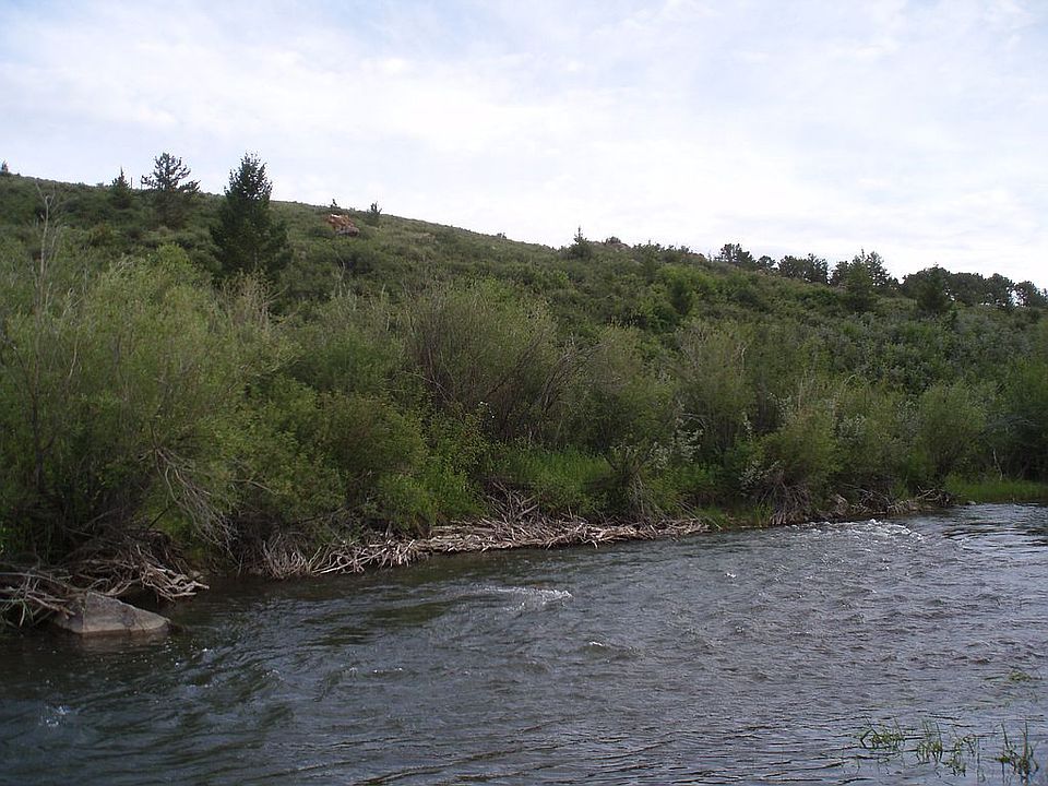 Looking upstream on property
