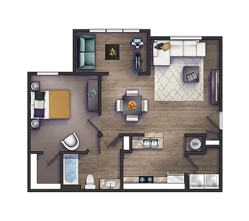 Floor plan The Victoria with Sunroom
