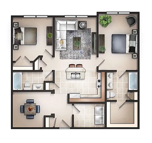 Floor plan The Calypso