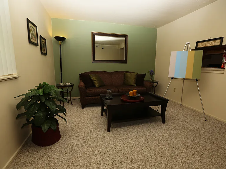 Carpeted Living Room