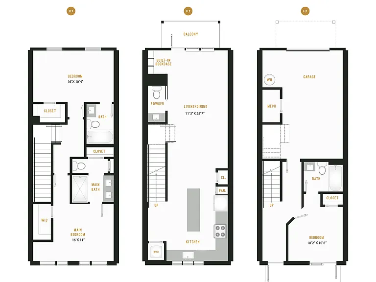 Town Home A Floor Plan Town Home A Floor Plan