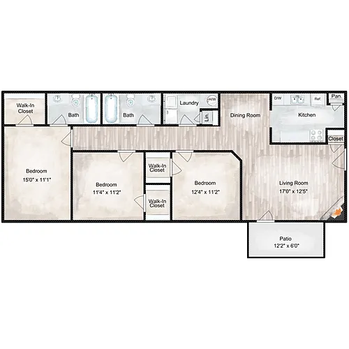 Floor plan The Taurus - Classic