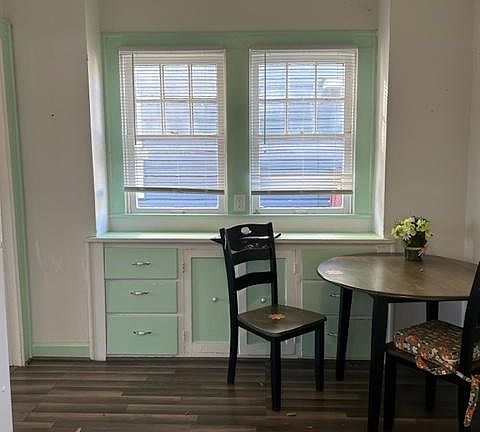 Small dinette in kitchen area.