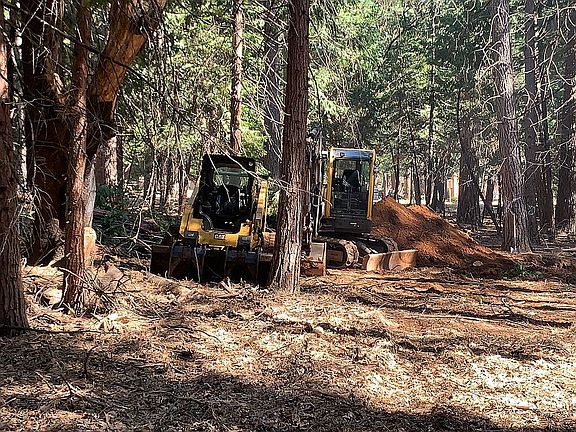 Putting in a septic 
