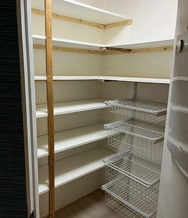 Large walk-in pantry