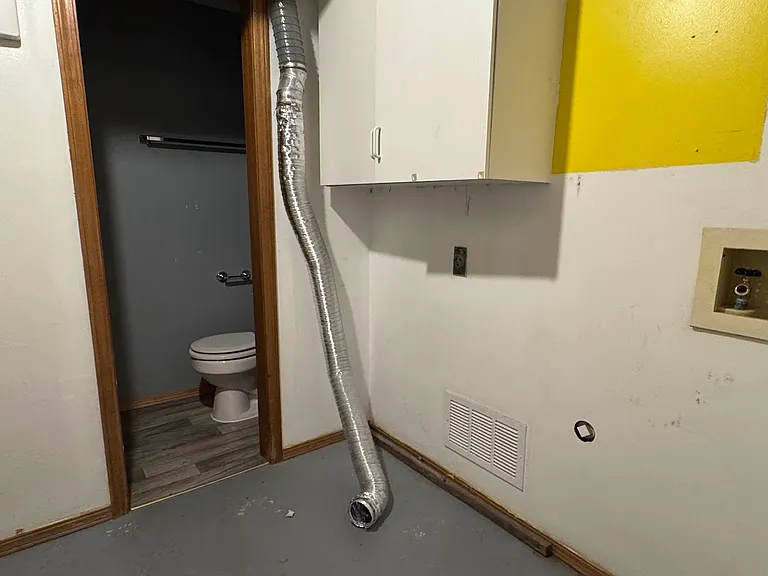 Downstairs laundry