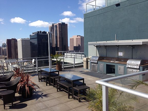 Roof top barbecue jacuzzi spectacular view