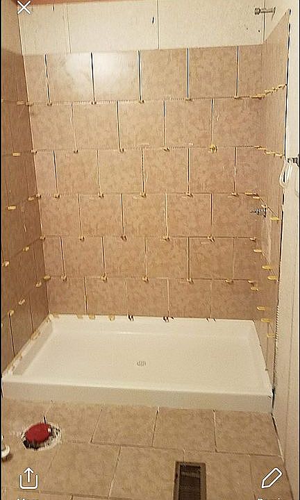 Tile shower
