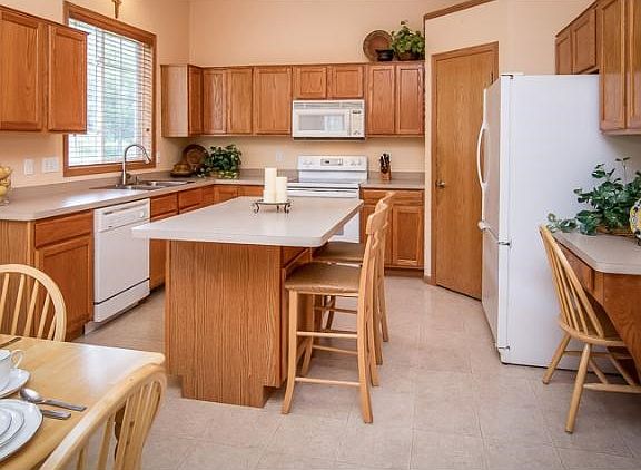 Kitchen with walk in pantry