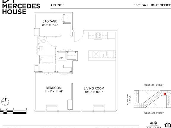 2nd image of 550 W 54th St APT 2016