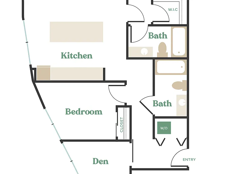 2 Bed, 2 Bath - Apt L 2 Bed, 2 Bath - Apt L