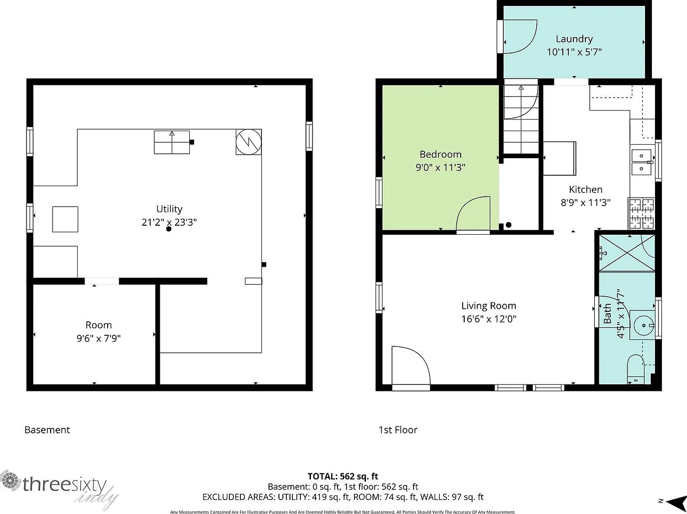 1 bedroom 1 bath House — Photo 3