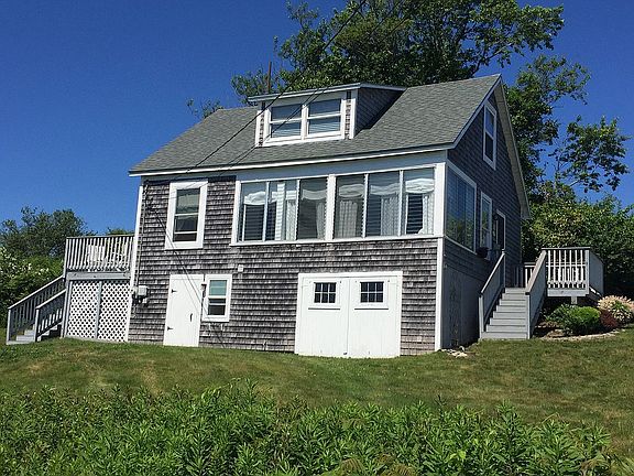 Ocean-facing side of house