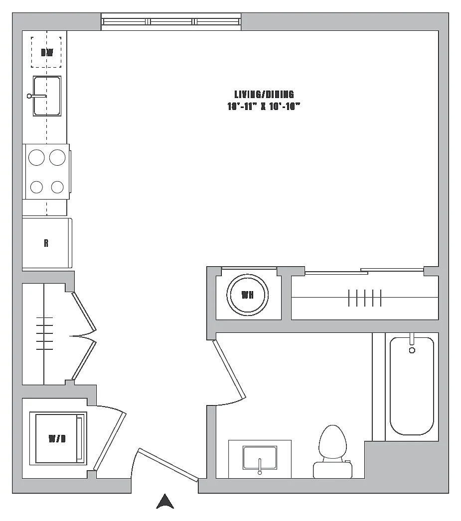 Floor plan Studio-S3
