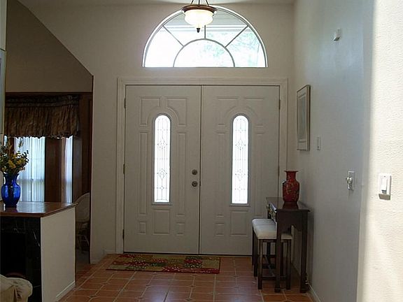 Tiled entry way