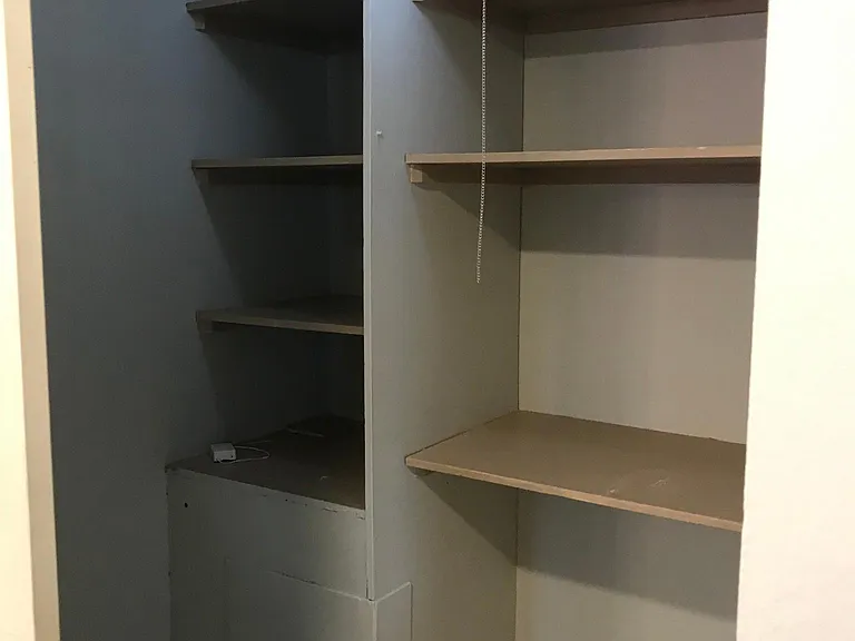 Big walk-in closet/pantry by the kitchen
